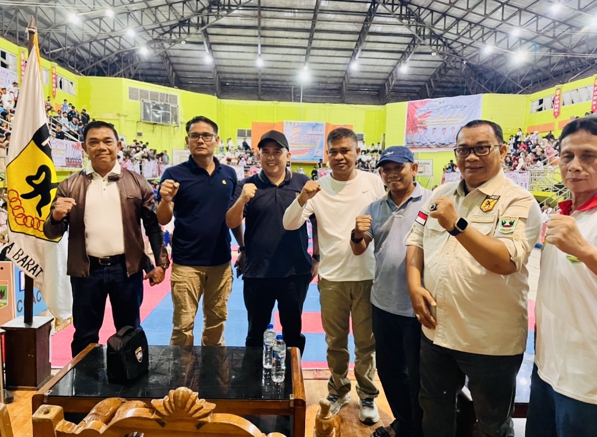 Ketua Umum FORKI Sumbar Tinjau Langsung Pertandingan Kejurda di Pasaman